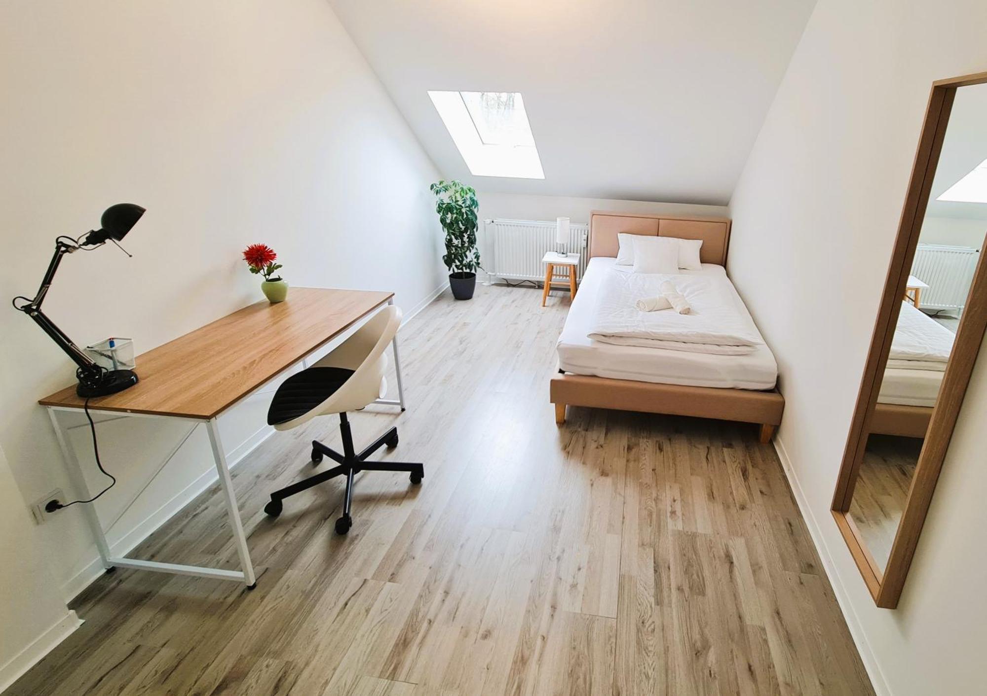 Apartment Naehe Airbus Manching Buitenkant foto