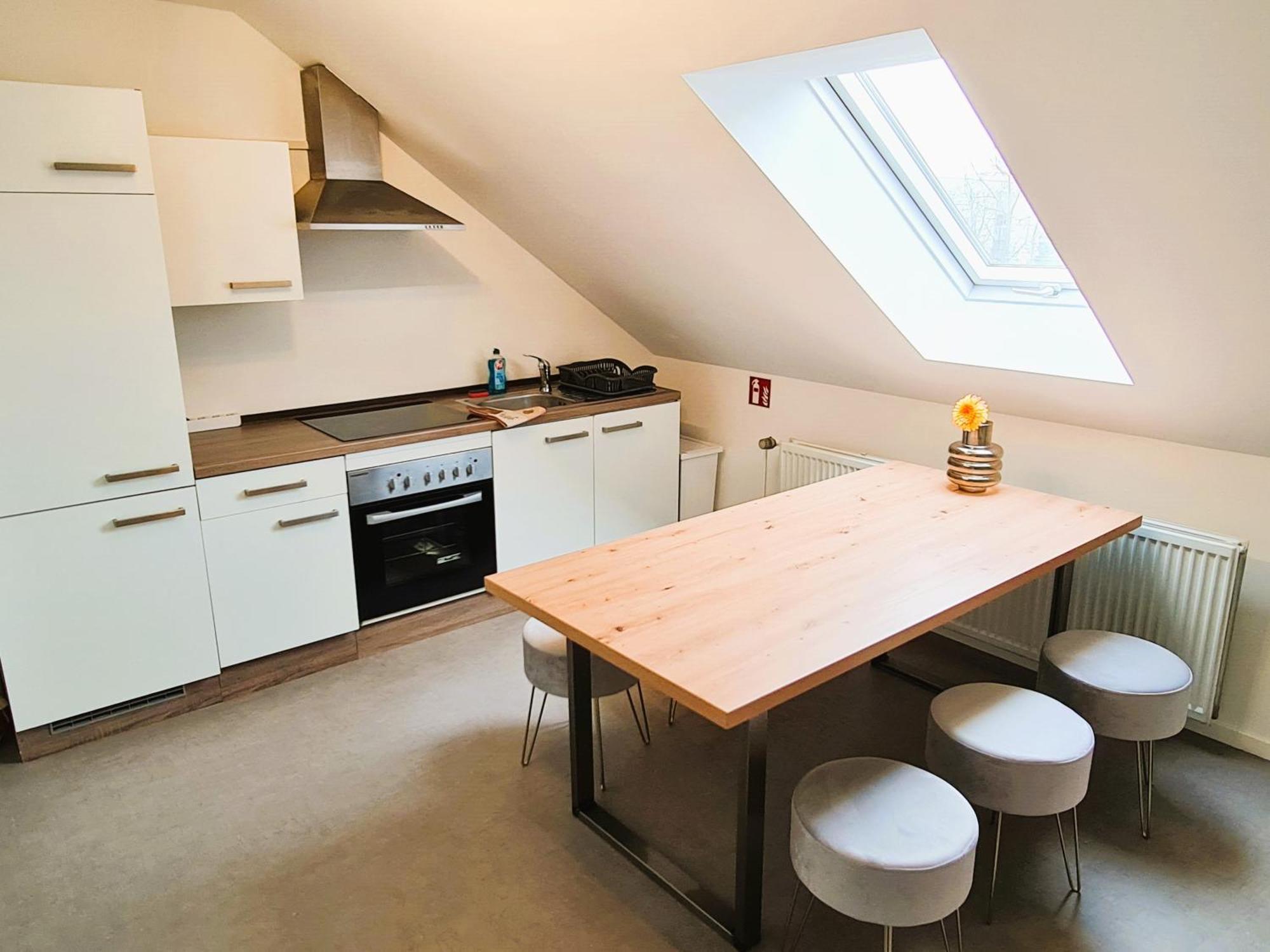 Apartment Naehe Airbus Manching Buitenkant foto