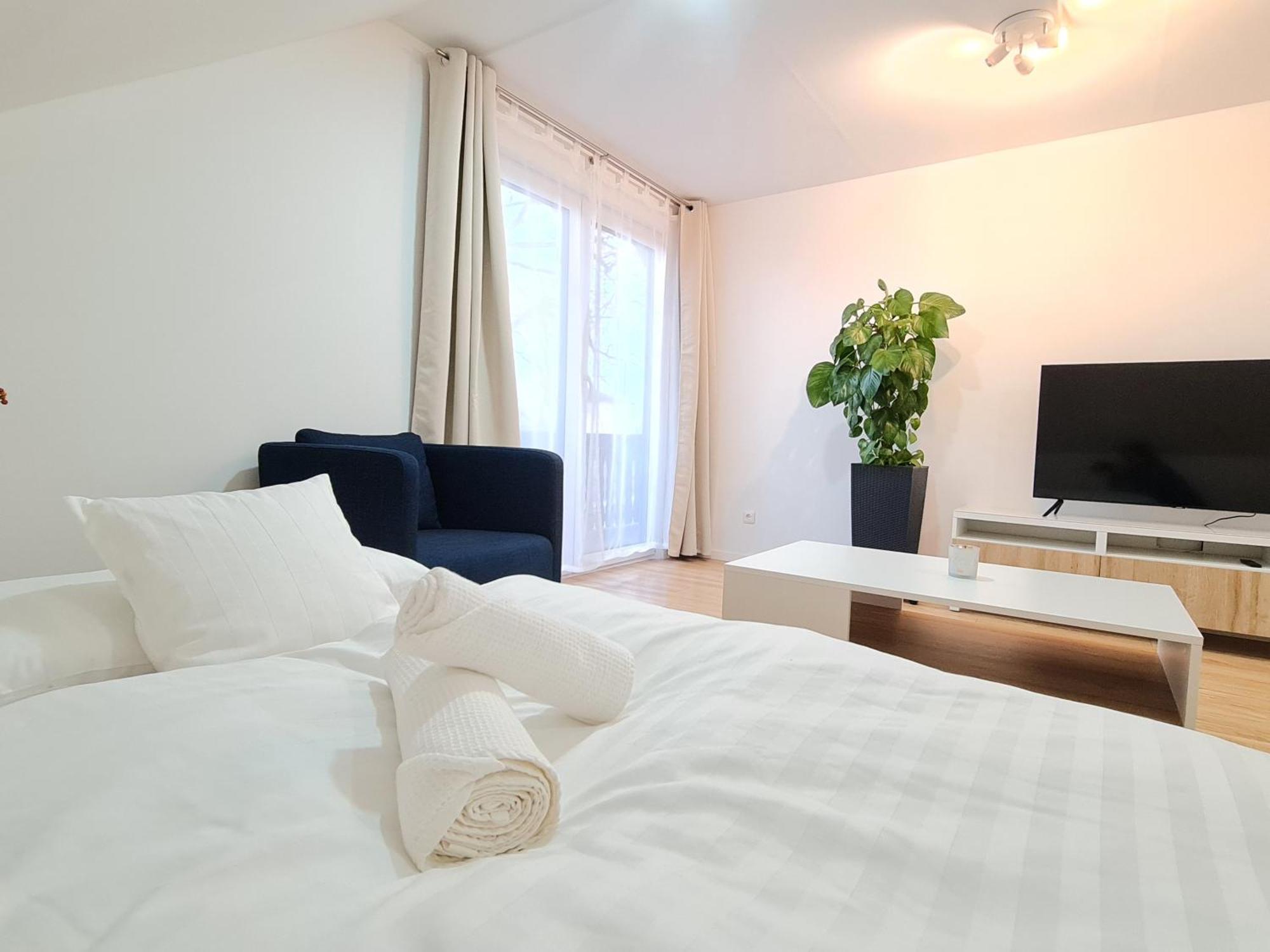 Apartment Naehe Airbus Manching Buitenkant foto